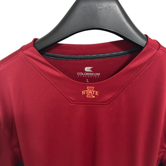 Iowa State Cyclones SS Shirt Mens Size Large Logos Red - Picture 5 of 7